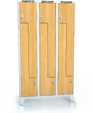 Kleiderschränke mit doppelwandige Tür in Z ALDERA mit Füße 1920 x 1050 x 500